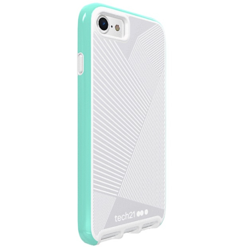 TECH21 Evo Elite Active Edition Impact Protection iPhone 7 Case, Turquoise/ Grey